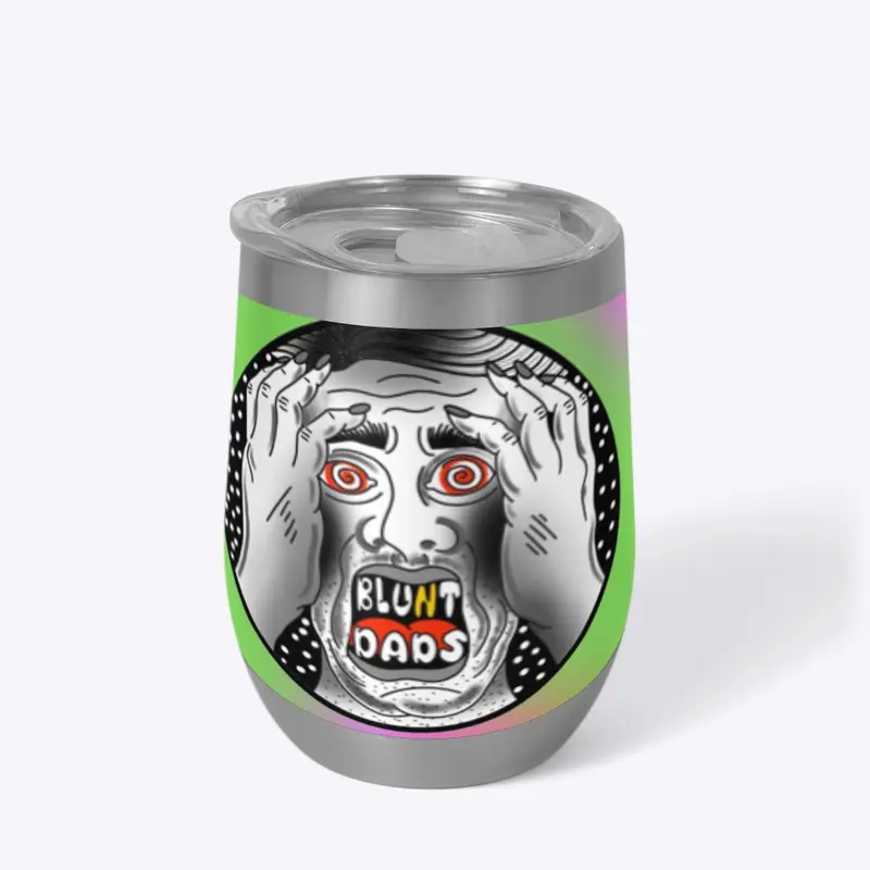 BluntDads Stream logo Wine Tumbler